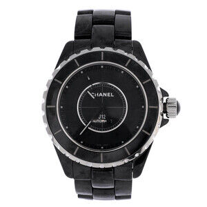 Chanel 36 J12 Automatic Watch Ceramic and Stainless Steel